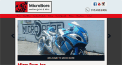 Desktop Screenshot of microbore-inc.com